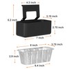 Grease Cup Tray and Aluminum Drip Pans(10 Pack) for Blackstone