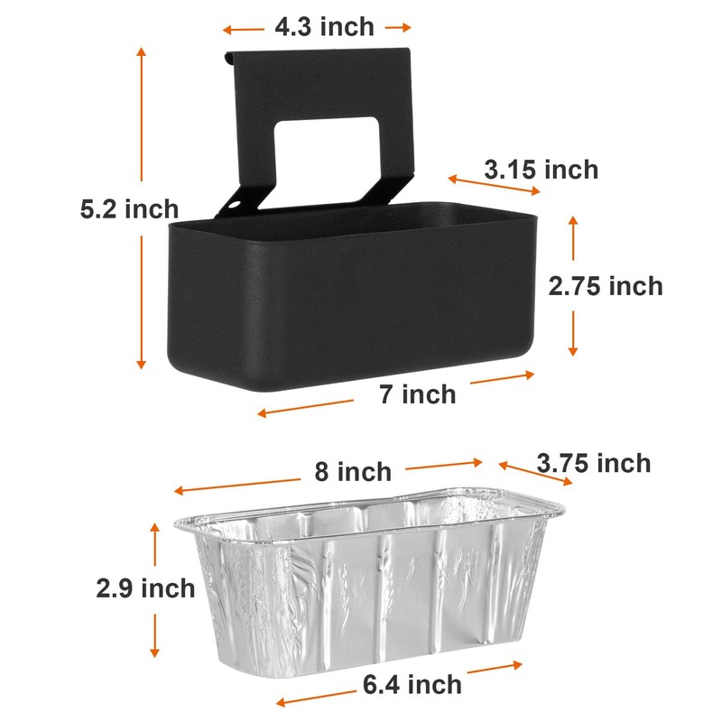 Grease Cup Tray and Aluminum Drip Pans(10 Pack) for Blackstone