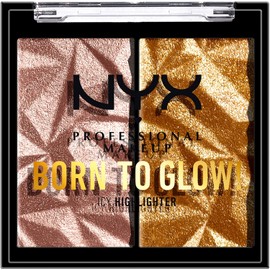 Nyx Professional Makeup Dúo Iluminador Icy De Born To Glow: Rock Candy Caramelo De Roca 0,07 Onzas (Paquete De 1)