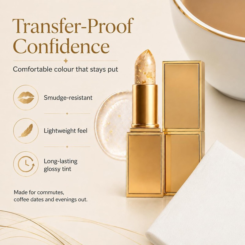 KivorColour Changing Lipstick,PH Adjusting Clear Lipsticks