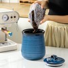 glowworm 80 Oz Large Food Storage Jar, Ceramic Coffee Canister
