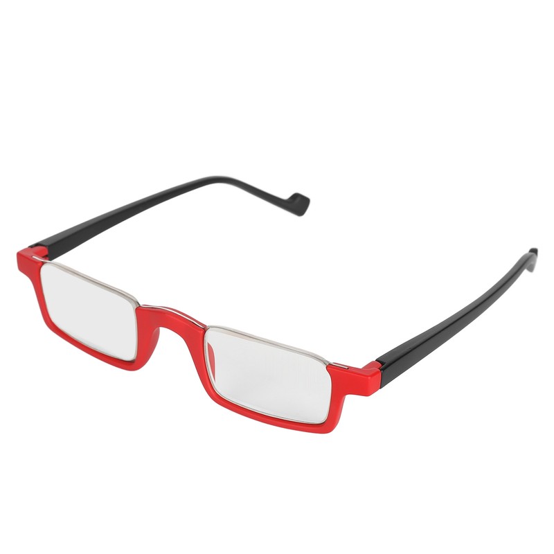 Half Rim Reading Glasses High Definition Spring Hinge Fashionable Rectangular