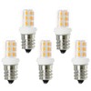 E12 Led Bulbs 2w Replacement for 15W Himalayan Salt Lamps, Chandeliers, Night Light Bulbs, E12 Candelabra Base, C7 Replacement Bulbs, Warm White 3000K 5-Pack