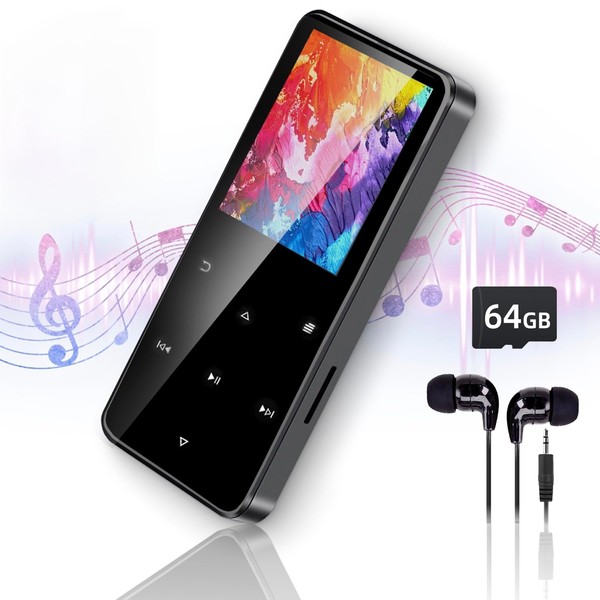 80GB MP3 Player with Bluetooth Portable HiFi Music Player with