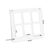 siawadeky Card Display Case, 6 Layers, Fully Transparent, Card Stand,