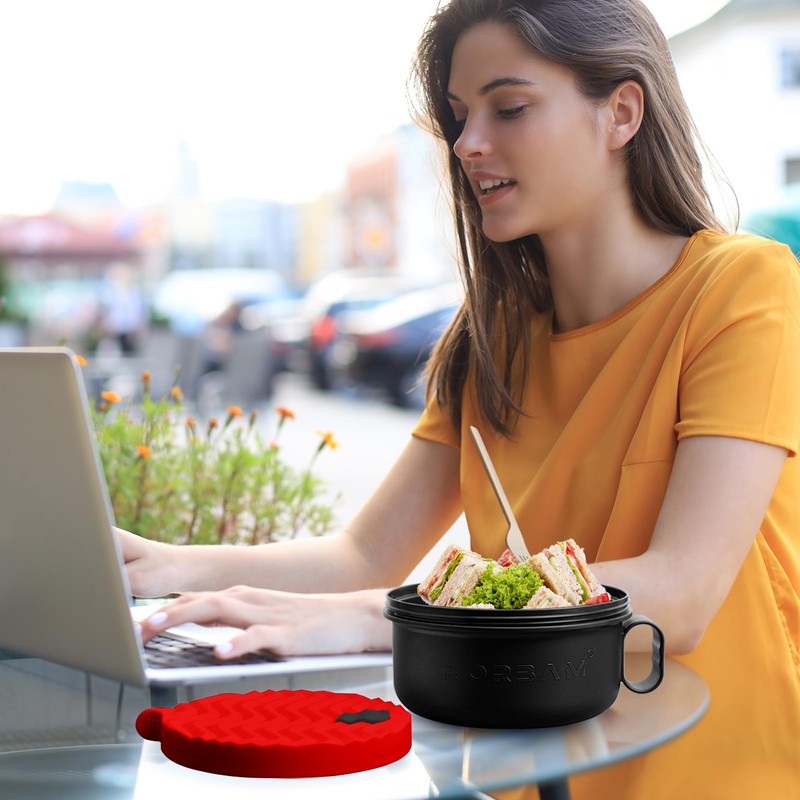 Ramen Cooker,Microwave Ramen Bowl,Noodle Bowl 48 oz,College Dorm Room Essentials