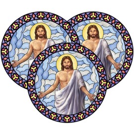 He is Risen Easter Decal, Resurrection Themed Sticker for Cars, Trucks, Laptops and More, 5.75 Inches (Pack of 3)