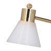1:12 Scale Dollhouse Table Lamp LED Micro Metal Dollhouse Miniature