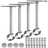Aopin Closet Rod Brackets, 25mm/1" Curtain Rod Ceiling-Mount Brackets, Stainless