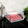 IEEK Acrylic Luncheon Napkin Holder,Decorative Napkin Tray for Dining Table