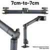 Bulletpoint Locking Adjustable Carbon Fiber Kevlar Mounting Arm with Articulating