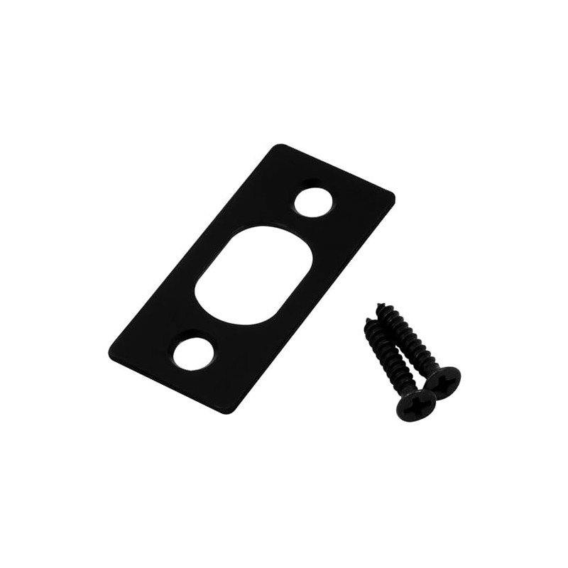 Stone Harbor Hardware Strike Plate for 6" Flush Bolts, Matte