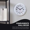 Luminous Wall Clock - 12" Analog Wall Clock with Silent