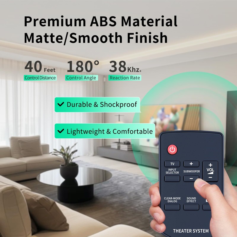 N2QAYC000027 Replacement Remote Control Compatible with Panasonic Home Theater Audio