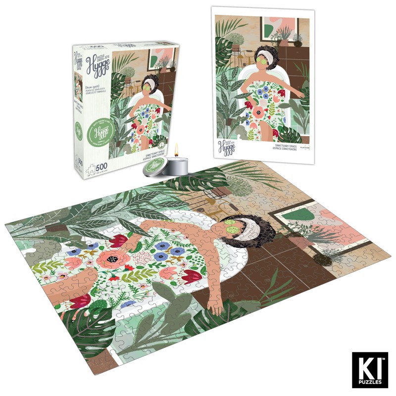 500 Piece Puzzle for Adults Hygge Sanctuary Space Aromatherapy Jigsaw