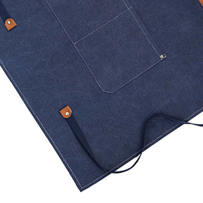 Woodworking Apron Thicken Canvas Waterproof Work Apron for Gardening Coffee