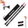 Tarp Poles Heavy Duty Adjustable, AVOFOREST Aviation Aluminum 8.7FT Tent