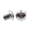 Prime-Line 9169021 Socket Cap Screws, Button Head, Hex (Allen) Drive,