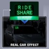 YSY LED Car Window Accessory Sign RIDESHARE for Ride Share