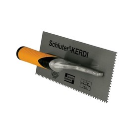 Schluter Kerdi Square-Notch Trowel - Ideal for Installing Kerdi - 1/8" X 1/8", 1-Pack - TRL-KER