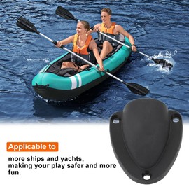 Yetaha Marine Wire Vent Cover, 4 Pack Nylon Cable Vent Clamshell Cover Ventilation Cap for Boat Yacht Kayak Accessories, with Mounting Screws