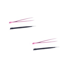 Operitacx 2 Sätze Nagelpinzette Eingewachsen Maniküre Pinzette Mit Zwei Köpfen Pinzetten Für Nagelaufkleber Doppelseitige Pinzette Nagelzange Rostfreier Stahl 2 Stücke * 2