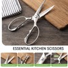 BALUCA Heavy Duty Kitchen Scissors, Kitchen Shears for Meat, Chicken,
