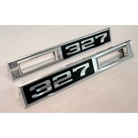 Knies Machine 1969 Chevy Chevelle '327' Emblem Side Marker Light Bezel Front Fender