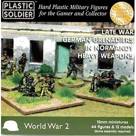 Plastic Soldier - Late War German Gernadiers In Normandy Heavy Weapons