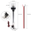 Geloo 30CM/12 Adjustable LED Navigation Lamp Marine Anchor Light,Navigation Light
