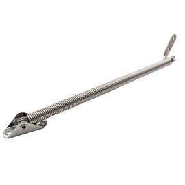 MARINE CITY 304 Grade Stainless Steel Marine Heavy Duty Hatch Spring Adjuster with U-Bolt and L-Shape Plate 8-7/16 Inches for Marines – Boats – Yachts – Ships – Kayaks (Pack of 1)