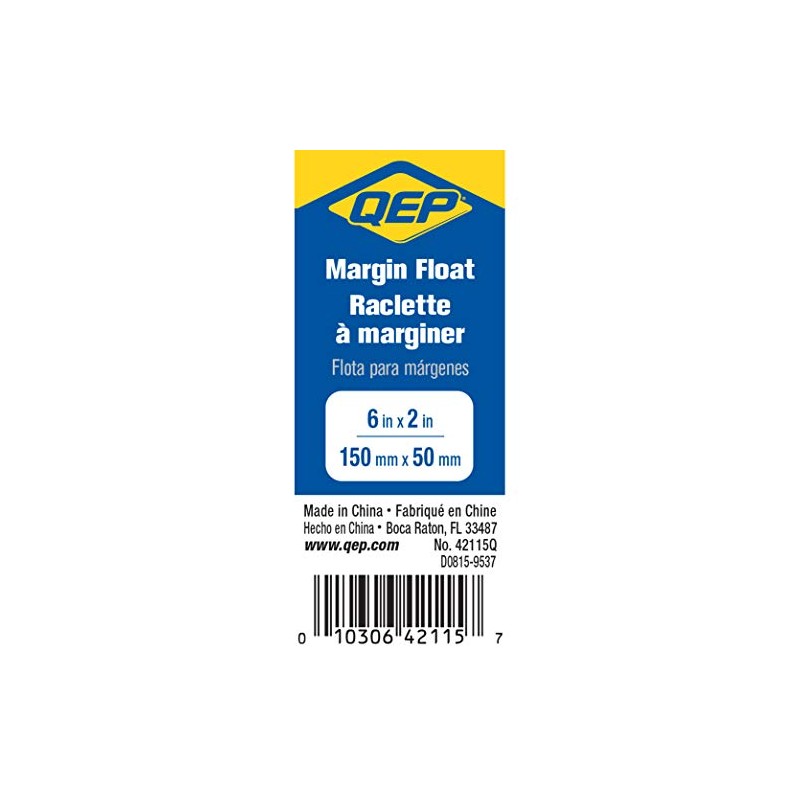 QEP 42115Q 6" by 2" Margin Float