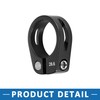 A ABSOPRO 28.6mm Aluminium Alloy Bicycle Seat Post Clamp Seat