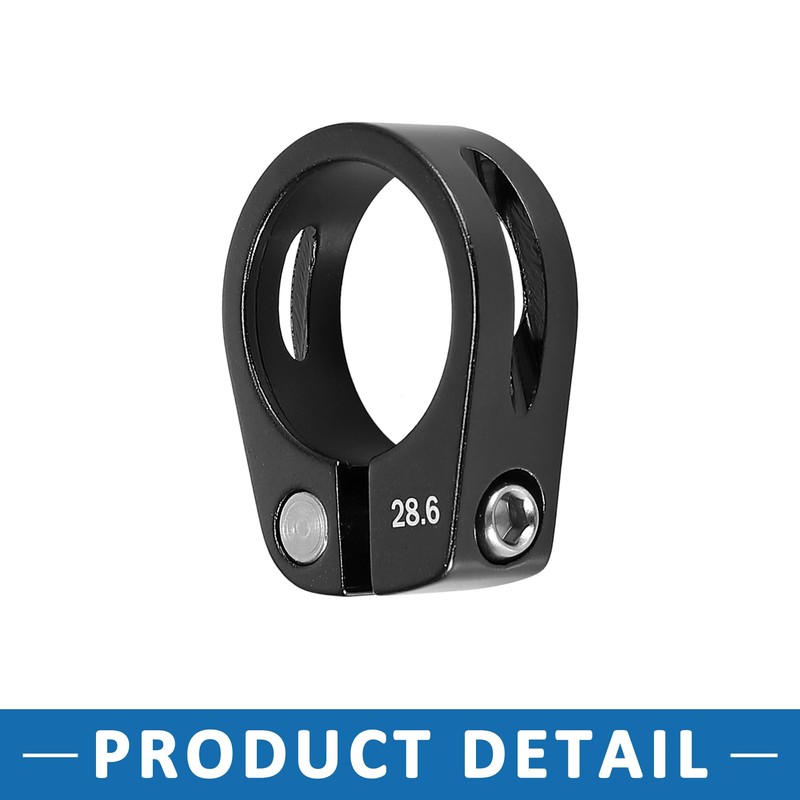 A ABSOPRO 28.6mm Aluminium Alloy Bicycle Seat Post Clamp Seat