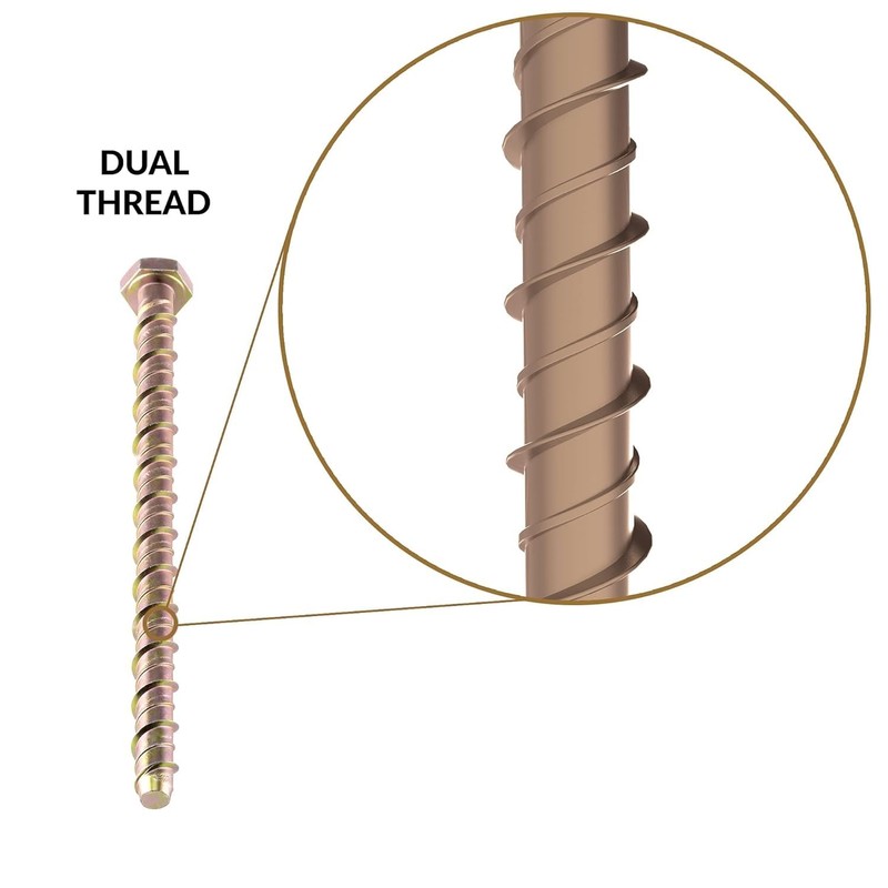 Thunder D-Bolt Anchor - 8 Pack M8 x 150 Masonry