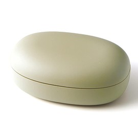 Takenaka Mayu Mayu Lunch Box, Medium, Light Khaki, 16.9 fl oz (480 + 200 ml)