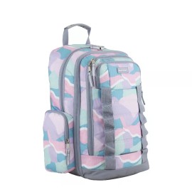 Eastsport Unisex Expandable Team Recycled Backpack, Abstract Joy, Recycled Polye