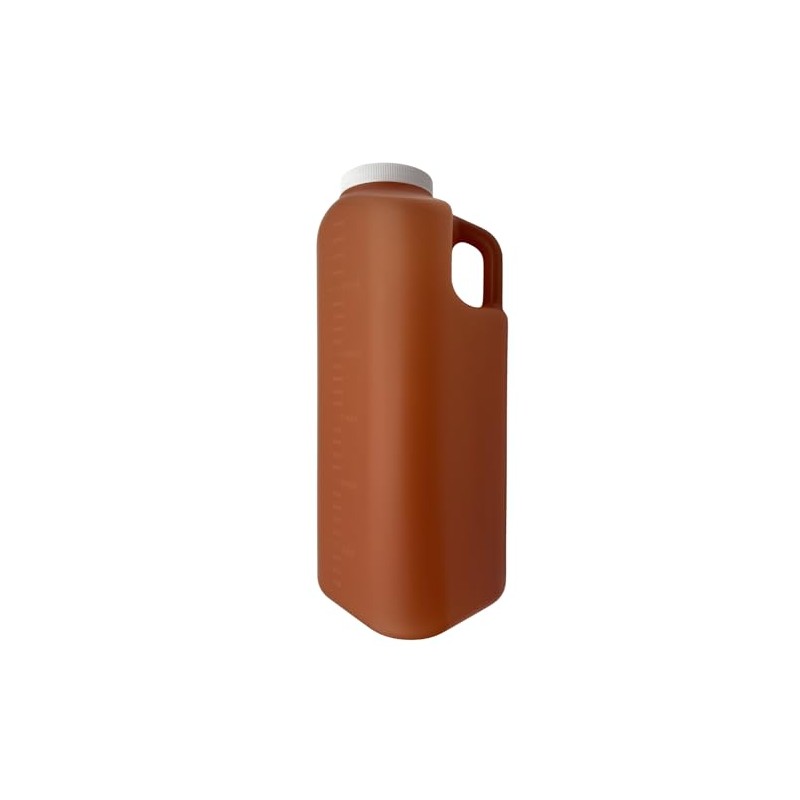 Large Urine Collection Container with Spill Proof Screw Lid, 24-Hour