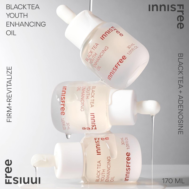 innisfree Black Tea Youth Oil, 1.0 fl oz (30 ml),