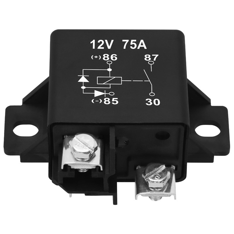 Weasch 0332002156 Normal Open Power Relay, 12V 75A, Applies to