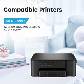 belietop LC501XL Ink Cartridges Compatible for Brother LC501XL, 2 Black