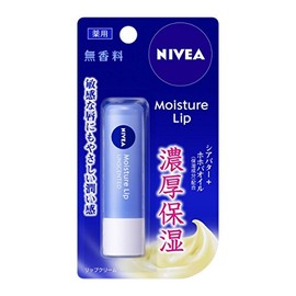 Nivea Moisture Lip Unscented, 0.1 oz (3.9 g)