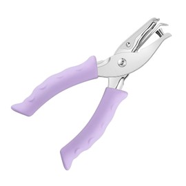 1PCS Single Hole Punch, Ticket Punch, Hole Pliers Puncher with Comfort Grip for Paper, Cardstock, Crafts, and Office Use