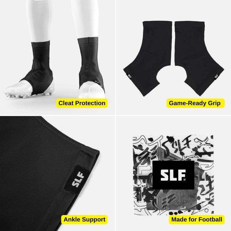 Solid Spats/Cleat Covers (Black, L/XL)