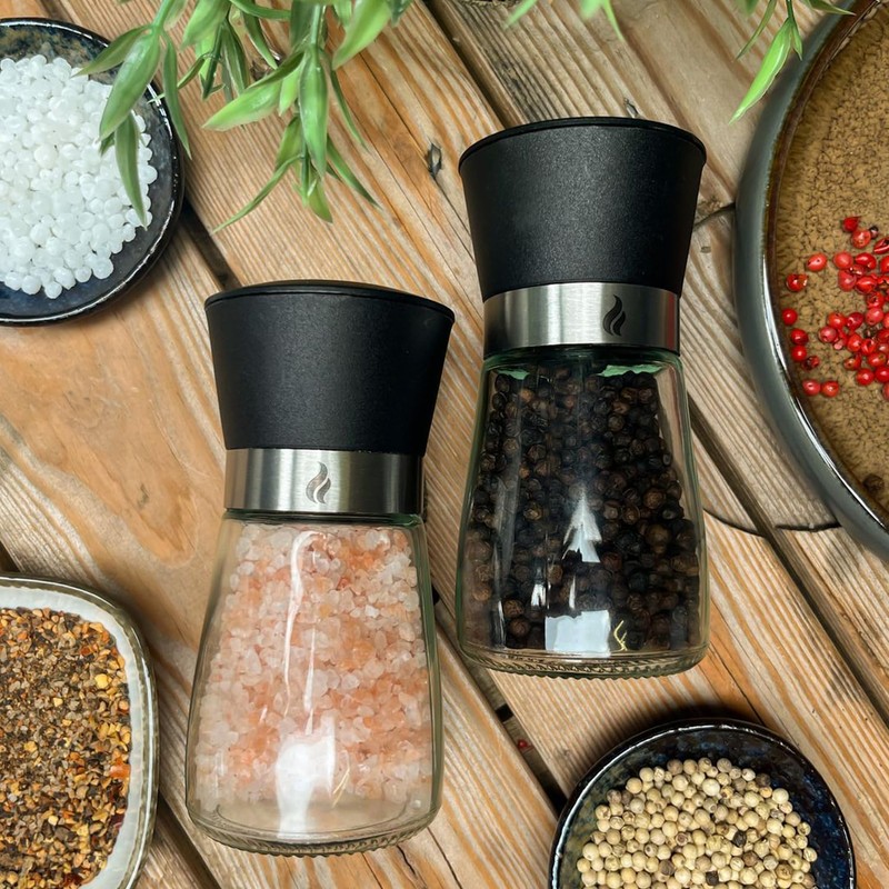 Grillfürst Spice Mill Set of 3 with Infinitely Adjustable Ceramic