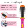 CALISTA GoGo Mini Heated Round Brush | Curl, Touch-Up, De-FrizzMini