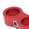 4PCS Hose Separator AN8 Automobile Oil Pipes Fixing Adapter Aluminum