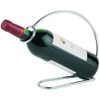 APS Weinflaschenhalter, Flaschenhalter aus Metall, Weinflaschenaufbewahrer, verchromt, 6 x 23