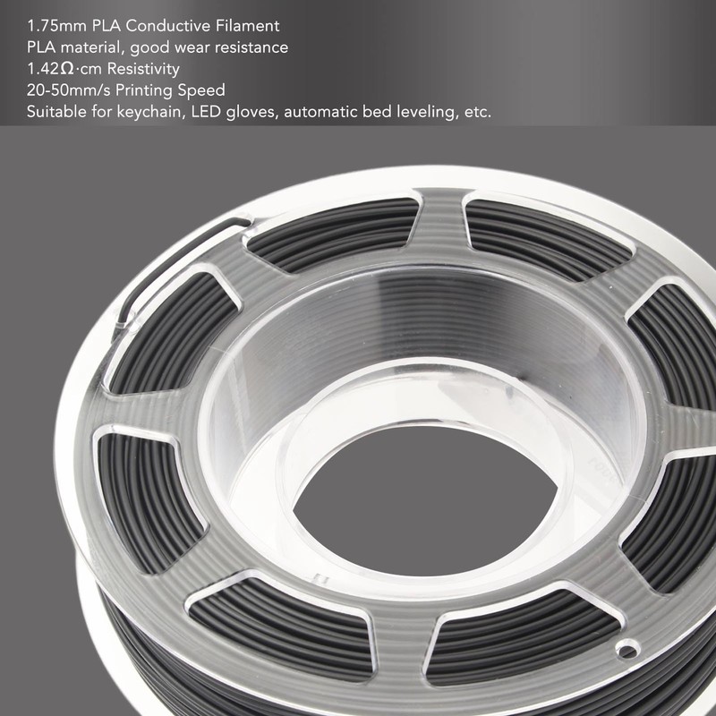 Conductive PLA Filament Replacement 1.75mm High Temperature Printing Consumable 3D