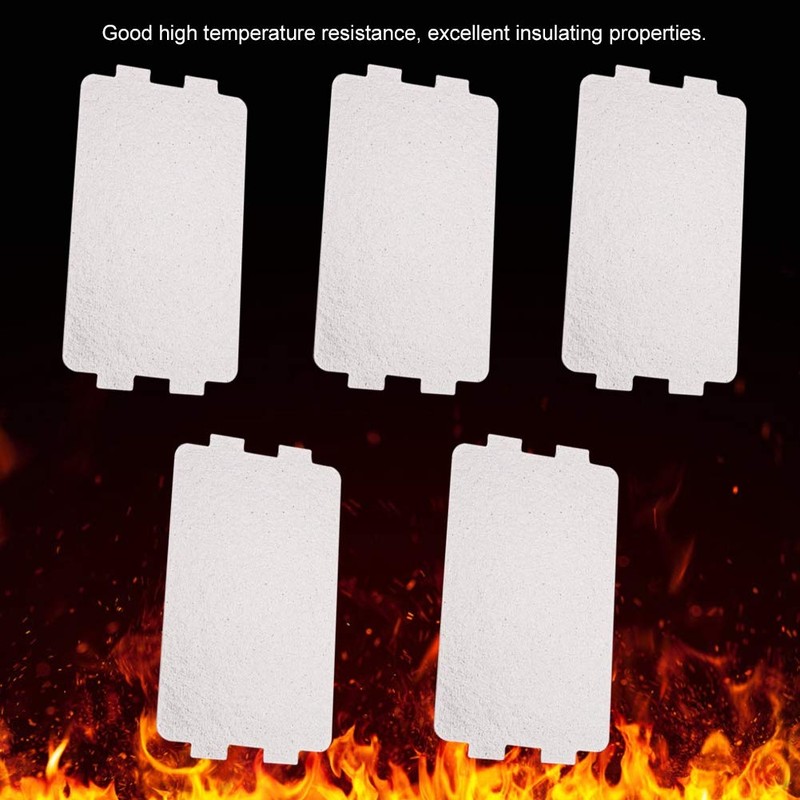 5 hojas de placa de mica para horno de microondas,